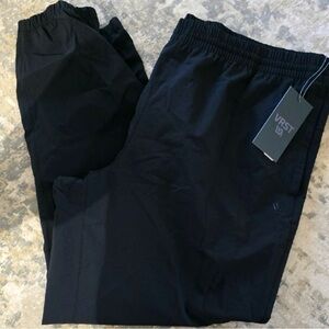 VRST Lab Men's Black Elastic-Waist Jogger Pants